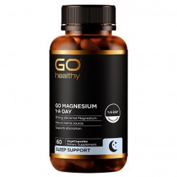 Go Healthy 高之源 500mg睡眠镁胶囊60粒 保质期2028.1 Go Healthy 高之源 500mg睡眠镁胶囊60粒 保质期2028.1